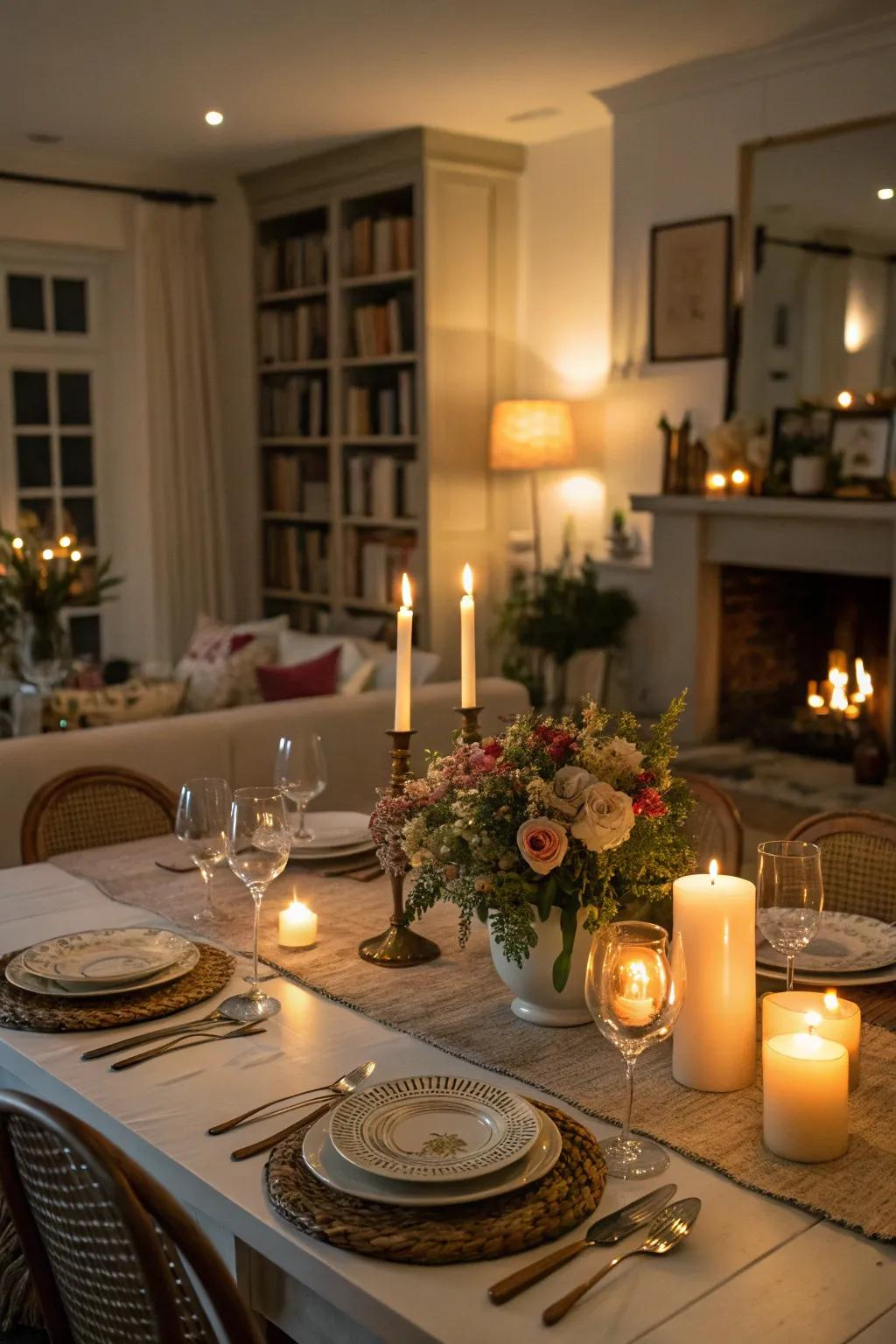 8+ Festive Christmas Dining Room Ideas with Candelabra Bulb Led Flame Tip