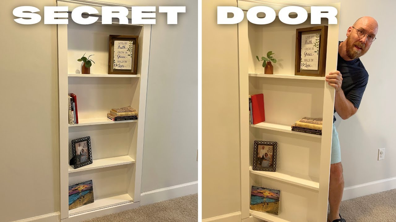A Build A Bookcase On Door within Hidden Door Bookcase Design