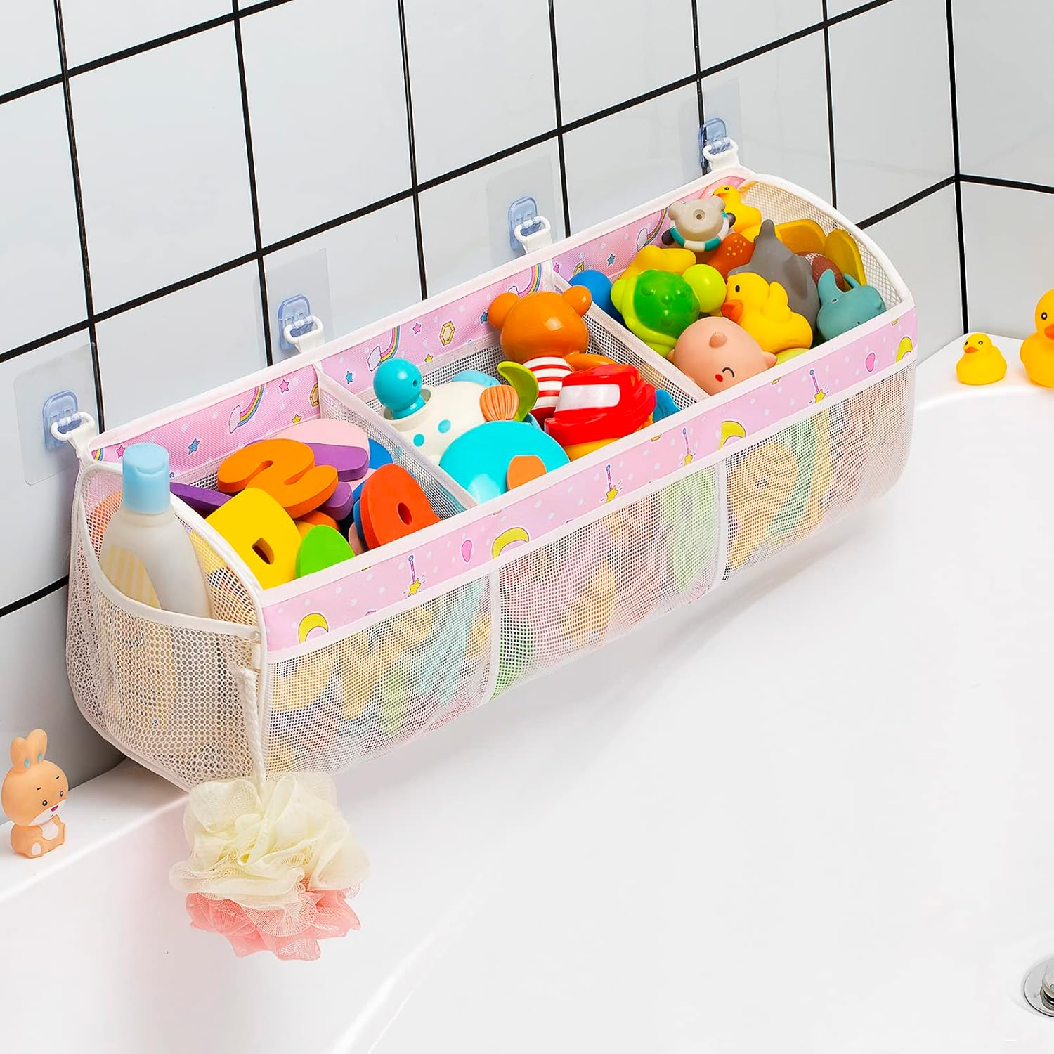 Amazon.com: Austion Original Baby Bath Toy Storage, For Sorting Bath ... with Bathtub Toy Storage