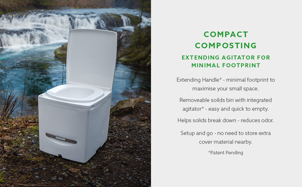 Amazon.com: Cuddy Portable Composting Toilet For Camping & Off-Grid ... intended for How Composting Toilets Change the Game for Off Grid RV Living
