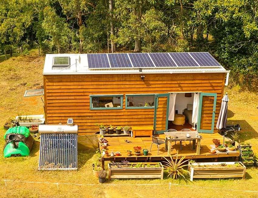 Annett And Paul’s Self-Sufficient Tiny House On Wheels with regard to Tiny House Design Backyard