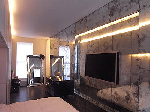 Antique Mirror Feature Walls - Saligo Design Wall Features In Antiqued ... in From Feature Walls to Furniture Creative Uses for Antiqued Glass Panels