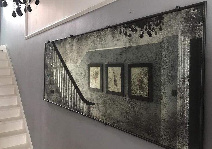 Antique Mirror Feature Walls - Saligo Design Wall Features In Antiqued ... with regard to Antique Mirror Glass Panel