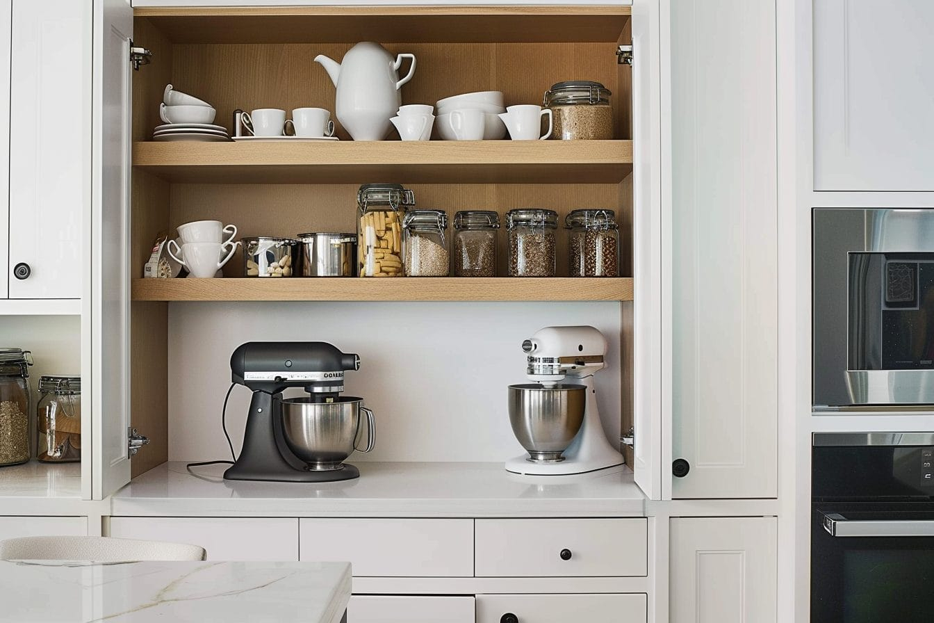 Appliance Garage Ideas: Transform Your Kitchen Into A Clutter-Free ... in Appliance Garage Cabinet