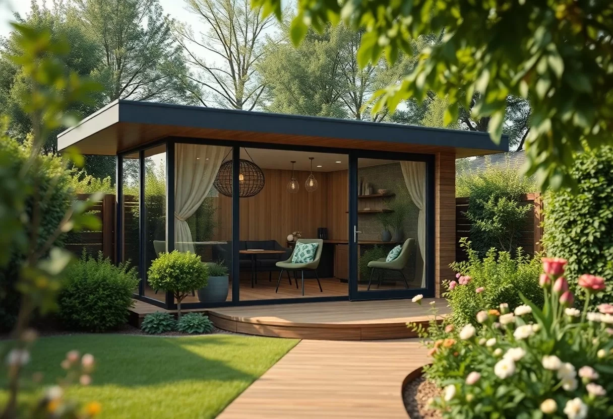 Backyard Office Pods - Designing A Private Workspace In Your Garden ... intended for How to Transform Your Backyard Into a Functional Workspace This Year