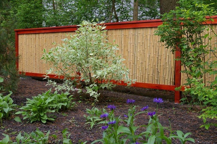 Bamboo Rolled Fencing - Landscaping Network with Transforming Chain Link Fences with Natural Bamboo Rolls for Instant Serenity