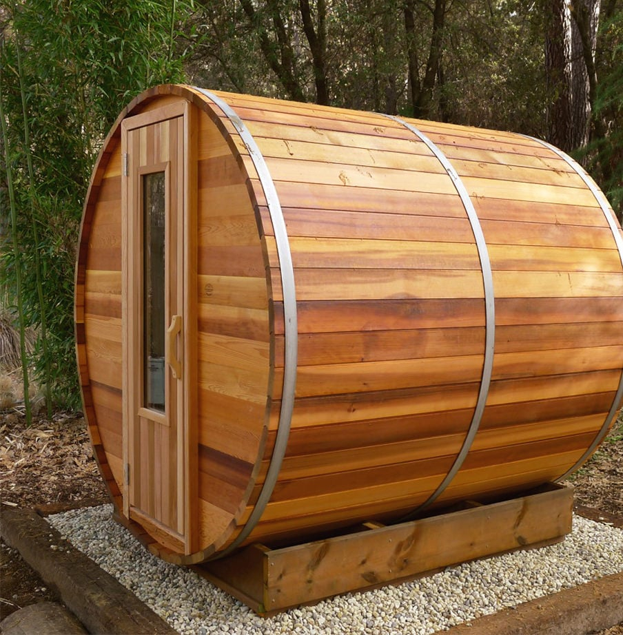 Barrel Sauna Kits | Northern Lights Cedar Saunas in Sauna Barrel Outdoor Kit