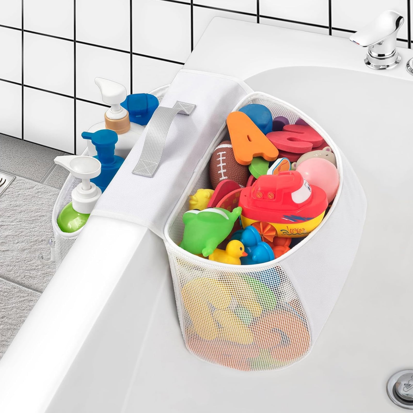 Bath Toy Storage Mesh pertaining to The Real Reason Your Current Bath Toy Organizer Isn’t Working and What to Try Instead