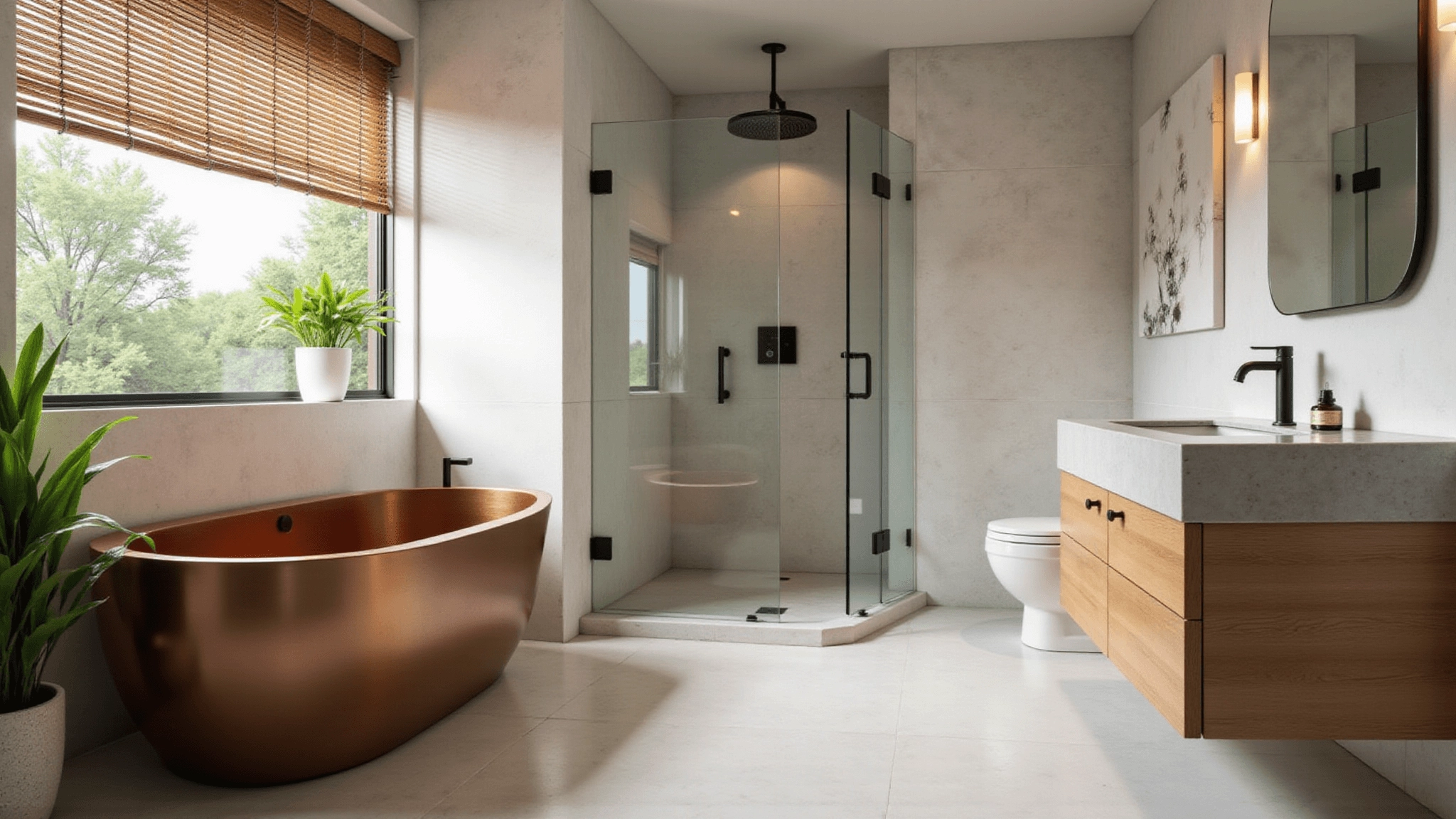 Bathroom Trends 2025: Transform Your Space Into A Luxurious Wellness ... with regard to Transforming small bathrooms into luxurious wellness sanctuaries using smart layout tricks