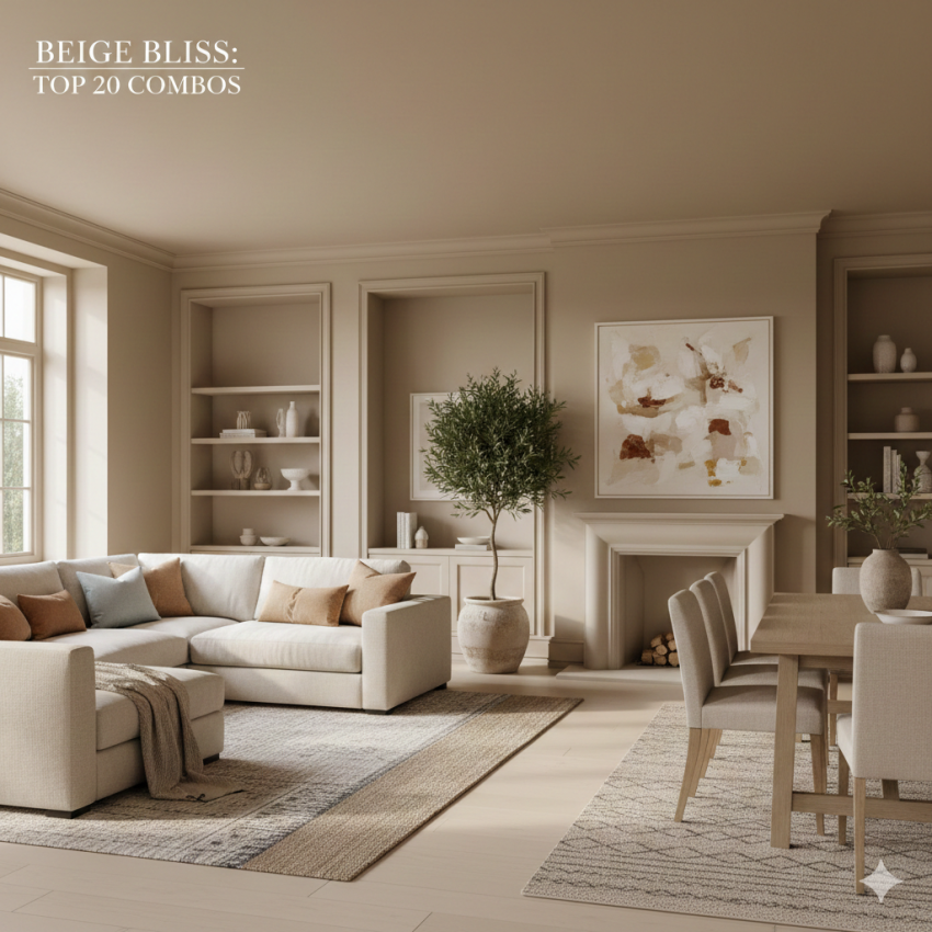 Beige Colour For Walls: What It Looks Like, 15 Combinations & Paint Codes intended for Quiet Luxury Interior Design Style
