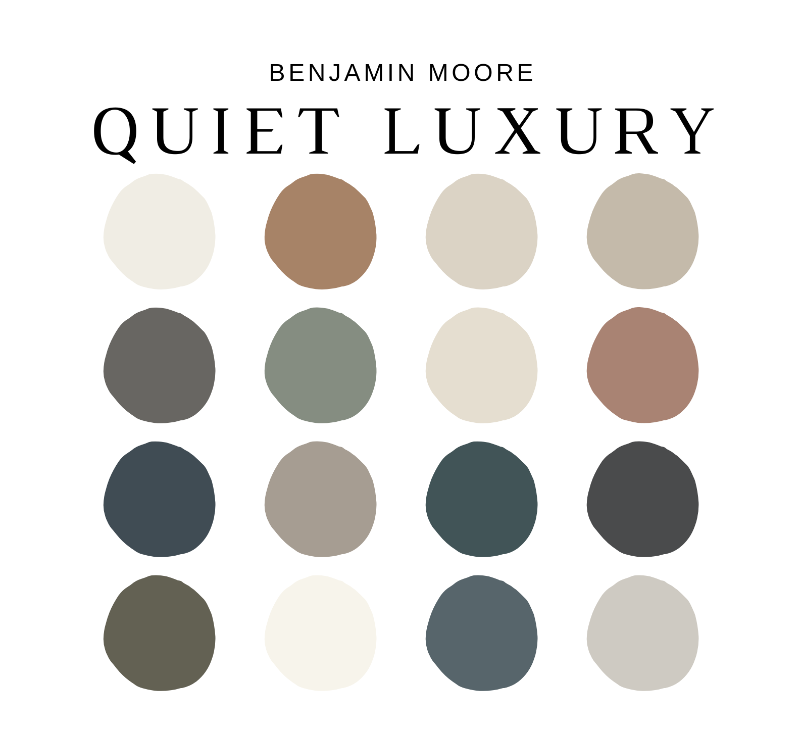 Benjamin Moore Quiet Luxury Color Palette - Nish within Why Your Quiet Luxury Palette Needs More Than Just Beige in 2026