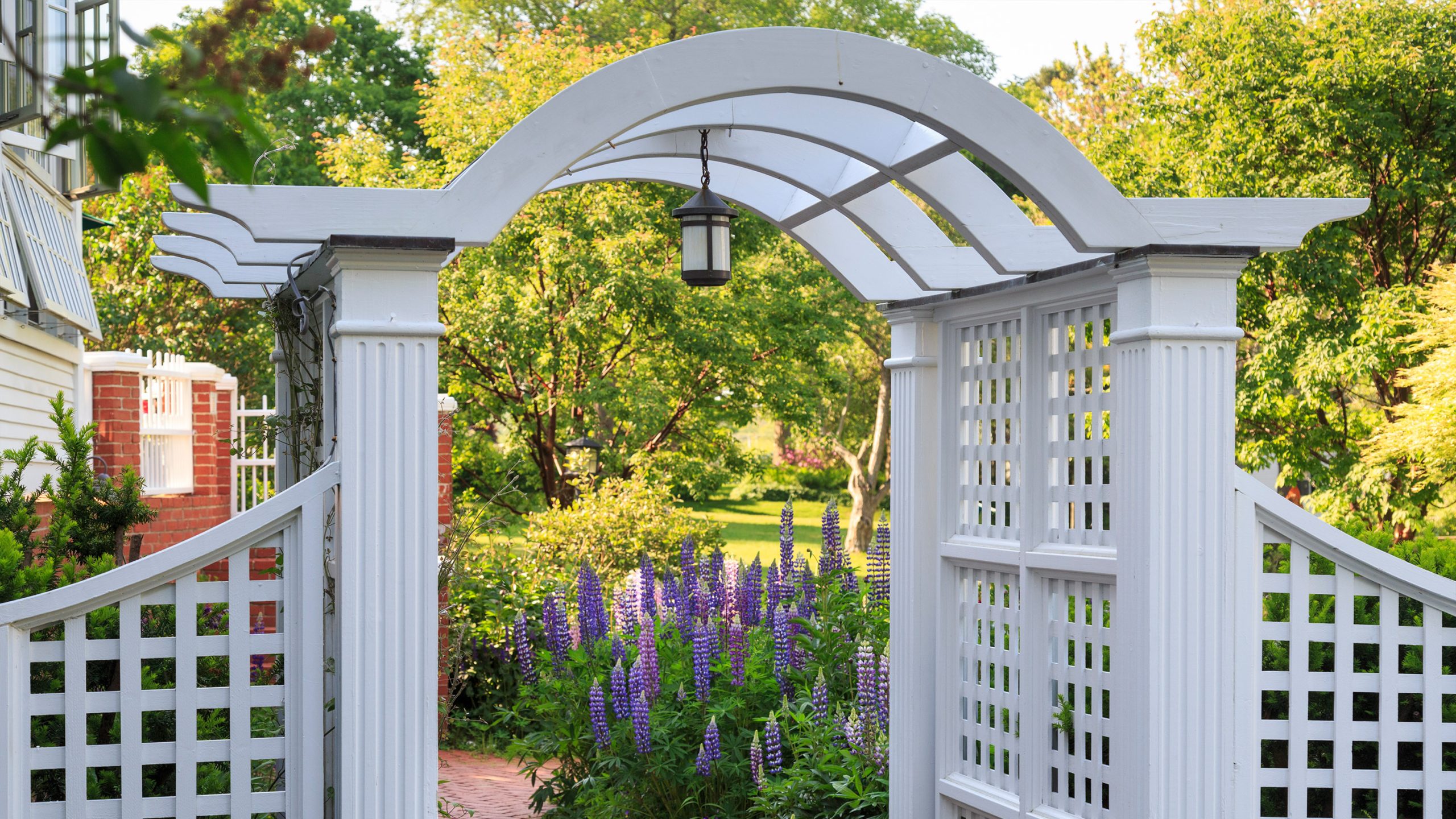 Best Material For Garden Arbor At Harold Brown Blog regarding Arbor With Gate Garden Entrance