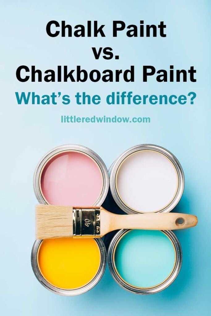 Blue Chalkboard Paint in The Real Reason Your Chalk Paint Project Might Fail Compared to Using Clay Paint