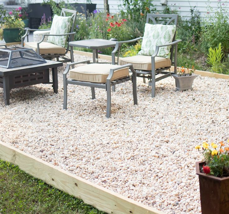 Building A Gravel Patio in Best Material For Outdoor Patio