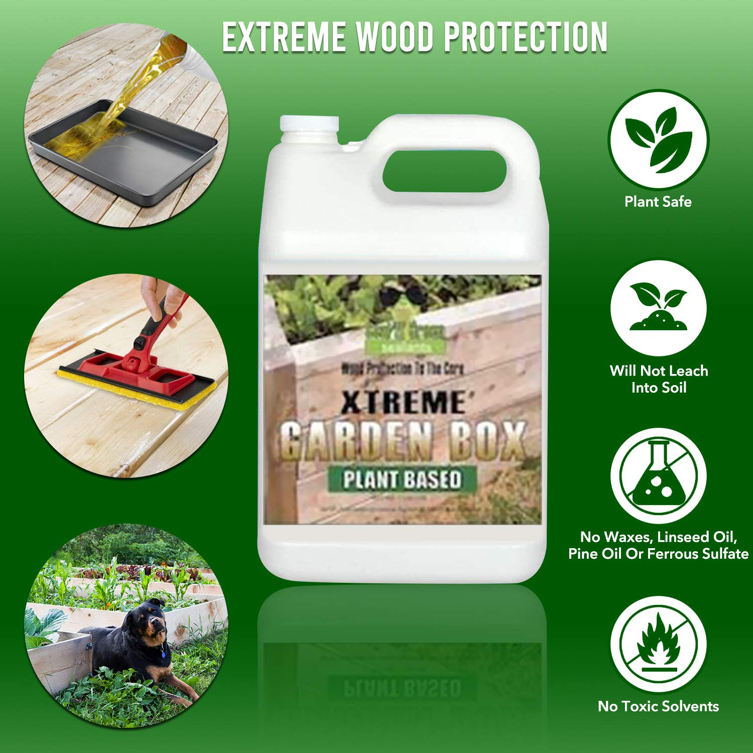 Buy Seal It Green Garden Box Sealer-Plant Based, Non-Toxic And Non ... with regard to Linseed Oil Paint Exterior Wood