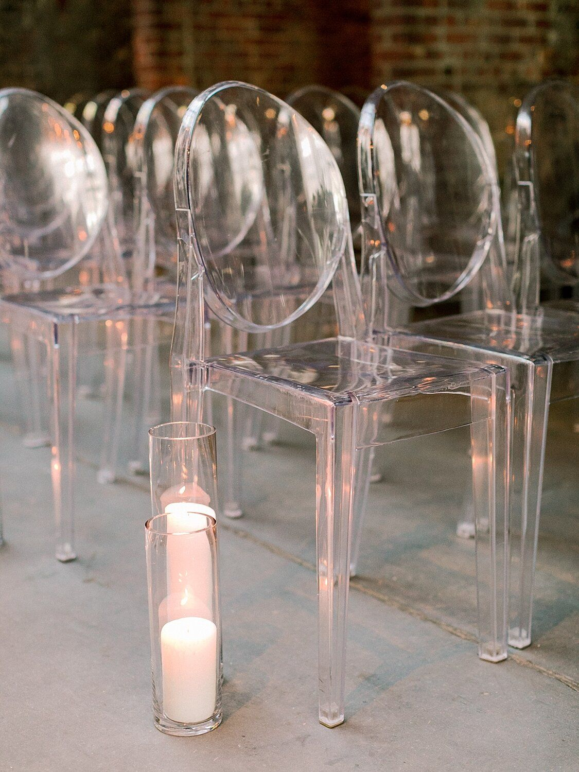 Chic, Clear Chairs For A Modern Wedding | Clear Wedding Chairs, Modern ... in Acrylic Ghost Chair Decor Ideas