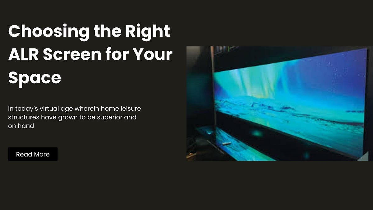 Choosing The Right Alr Screen For Your Space: A Comprehensive Guide ... intended for Alr Screen Vs White Screen