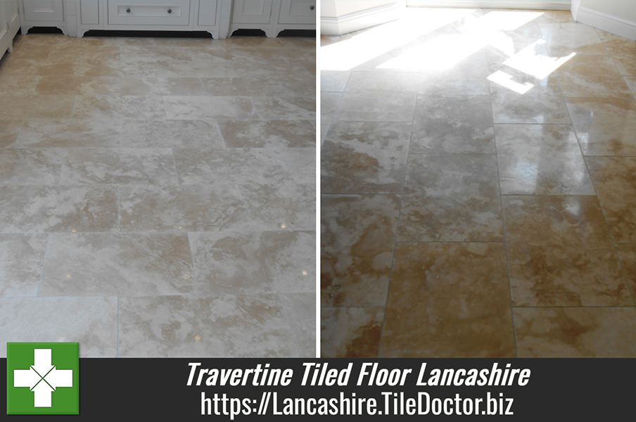 Cleaning Honed Travertine Tile In Lancaster - Stone Cleaning And ... within Travertine Floor Honed Finish