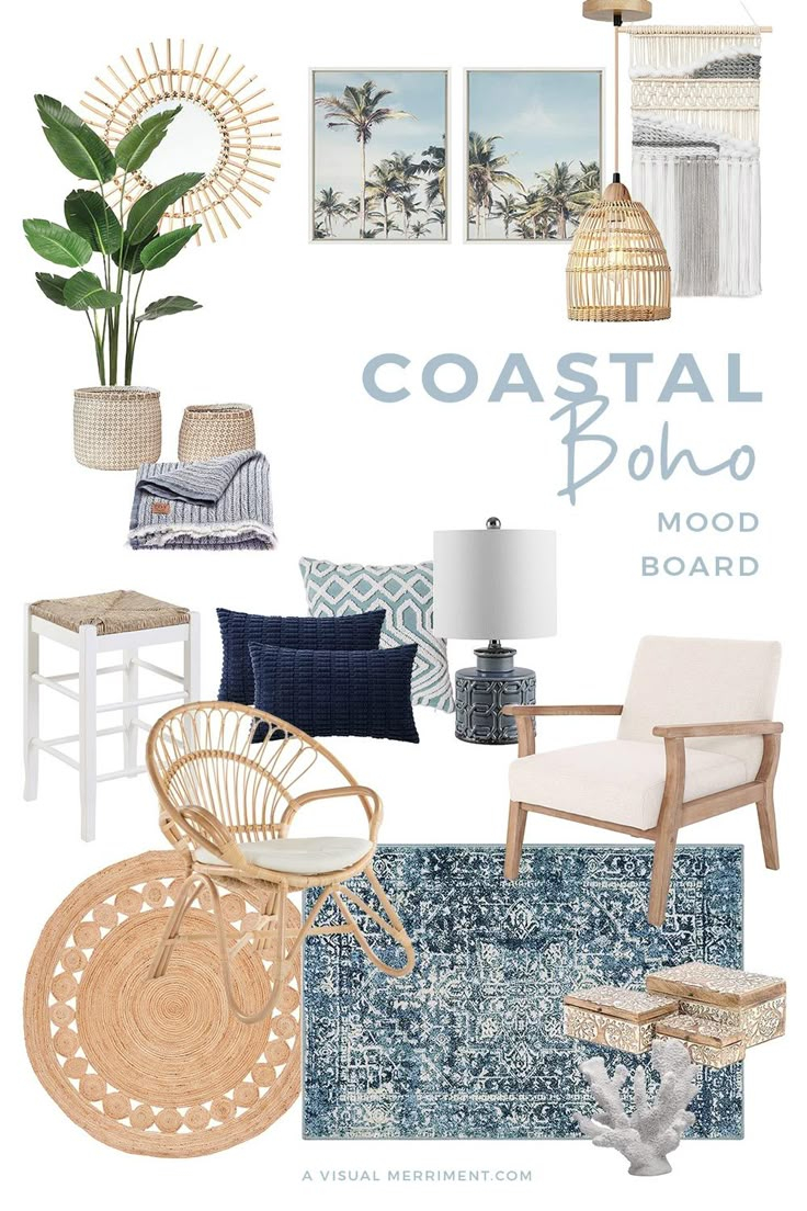 Coastal Boho Interior Styling: Tips, Ideas & Free Wall Art for Understanding the rustic charm of organic hemp weave for boho and modern interiors