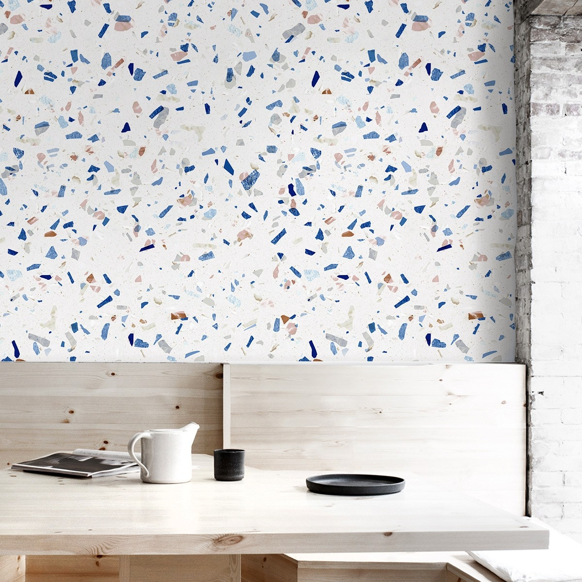 Cold Terrazzo - Self-Adhesive Eco-Friendly Pvc-Free Wallpaper. with Beautiful but Cold The Truth About Living with Terrazzo