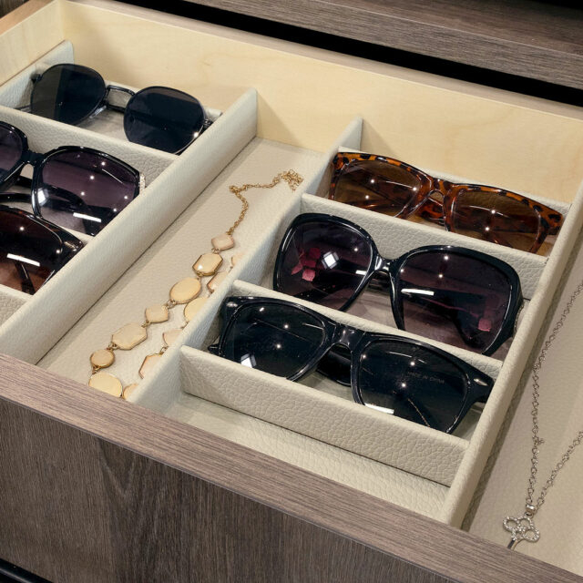 Contour Sunglasses Drawer Organizer - Tag with regard to The Hidden Cost of Tossing Sunglasses in a Junk Drawer and How to Fix It