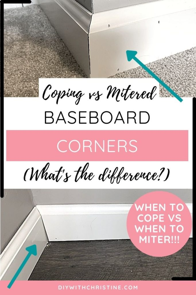 Coping Vs Mitered Baseboard Corners: What’s The Difference & When ... inside How to Cope Baseboard Corners Like a Pro in 2026