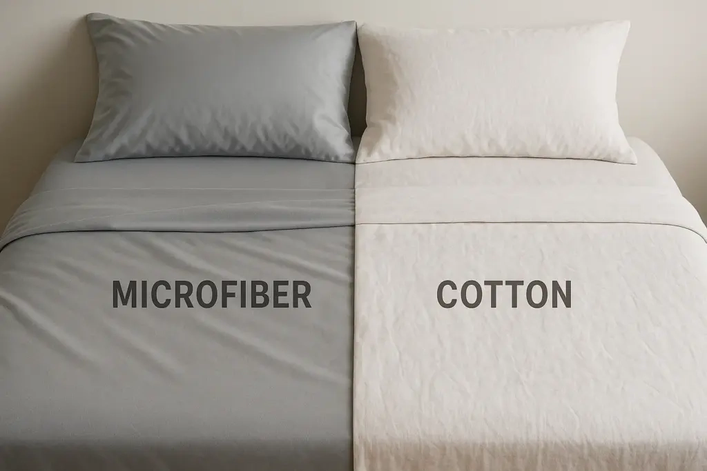 Cotton Vs. Microfiber Sheets: Pros, Cons & Key Differences inside Performance Fabric Vs Microfiber