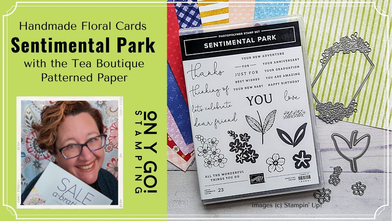Create Handmade Cards With The Sentimental Park Stamp Set And Tea ... with regard to The Art of Keeping Sentimental Cards Accessible and Organized at Home