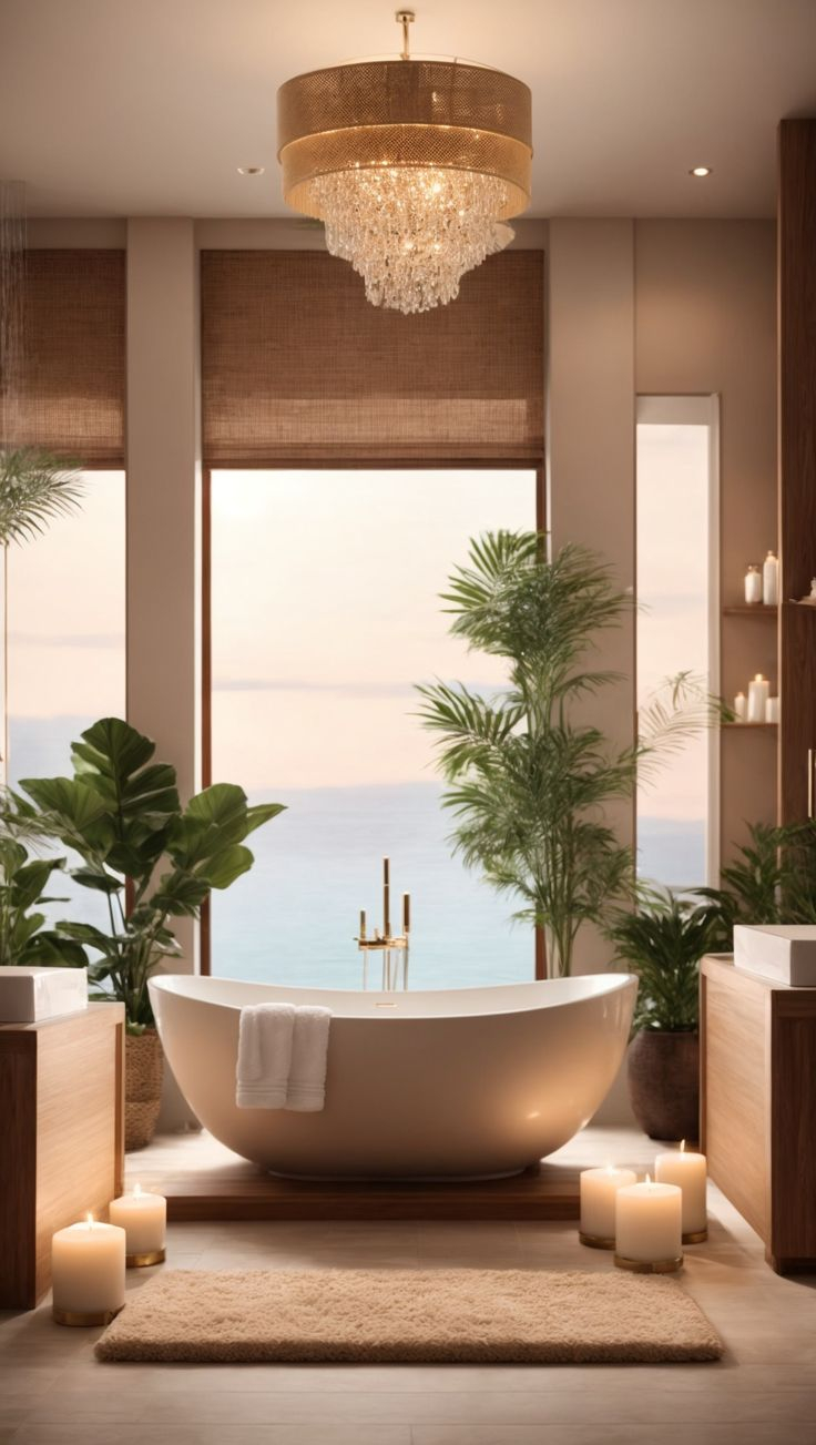 Creating A Spa-Like Atmosphere In Your Bathroom | Exotic Homes ... pertaining to Creating a Spa Like Atmosphere With Subtle Rose Gold Touches