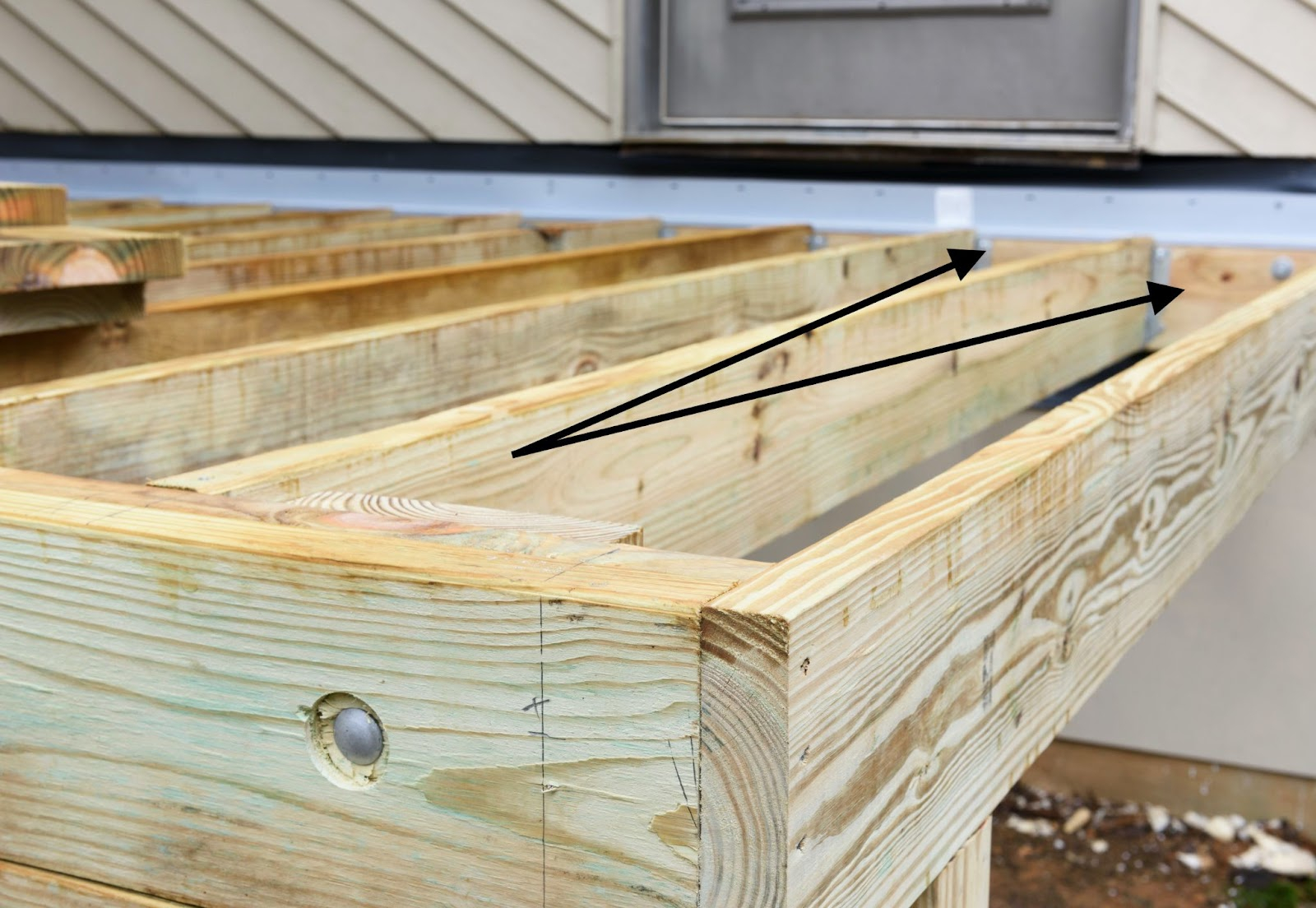 Deck Ledger Boards 101 | Complete Building Solutions inside Install Deck Boards