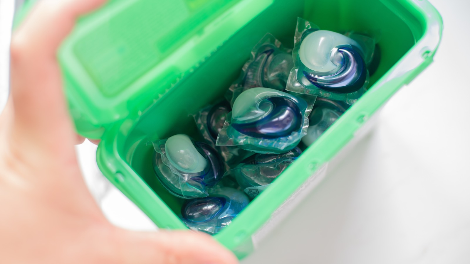 Detergent Pods inside The Hidden Danger of Storing Detergent Pods in Humid Bathrooms
