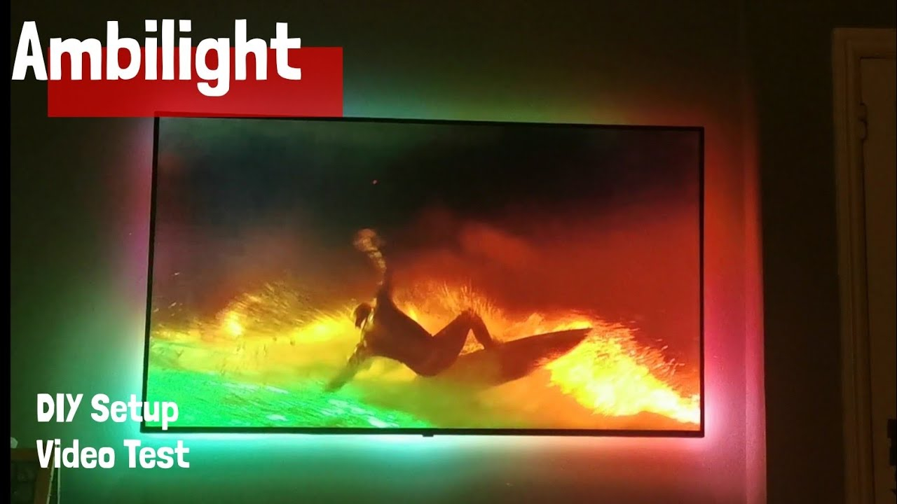 Diy Ambilight Test Video For Any Hdmi Source. Plug And Play - Youtube intended for The Real Truth About DIY Ambilight Kits After Years of Testing