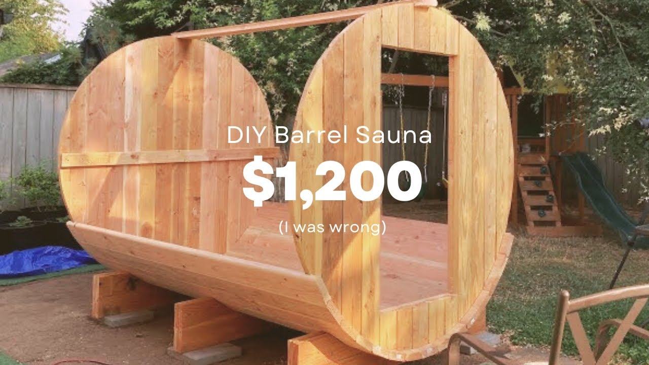Diy Barrel Sauna Staves + Barrel Body Construction - Youtube intended for Sauna Barrel Outdoor Kit
