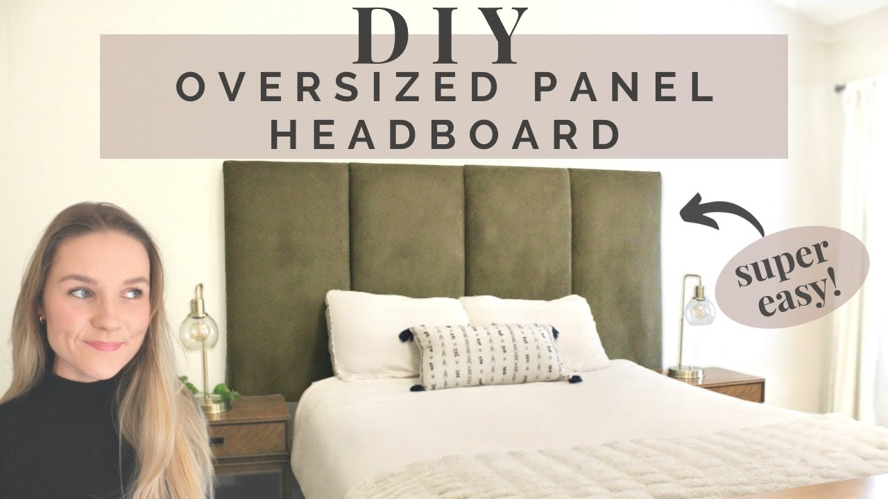Diy Bed Headboard Fabric I Sewed Myself A Custom Headboard In 10 for Headboard Diy Wall Mounted