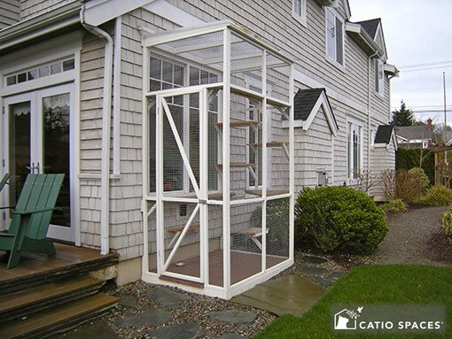 Diy Catio Plan: The Haven™ Catio Plans With 3X6 And 4X8 Options with Catio Outdoor Cat Enclosure