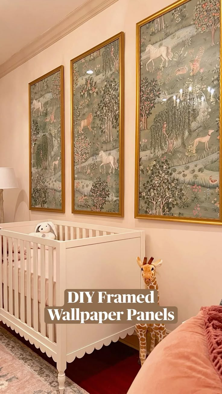 Diy Framed Wallpaper Panels | Framed Wallpaper Panels, Wallpaper Panels ... for Master the Art of Hanging Framed Wallpaper Panels for Instant Room Makeovers