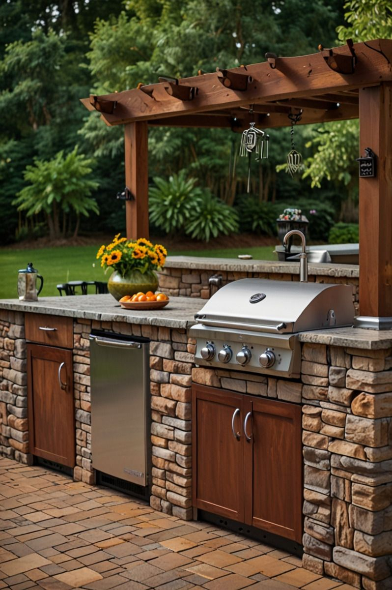 Diy Outdoor Kitchen Grill Stations: Tips And Tricks | Outdoor Kitchen ... in Built In Grill Station Design