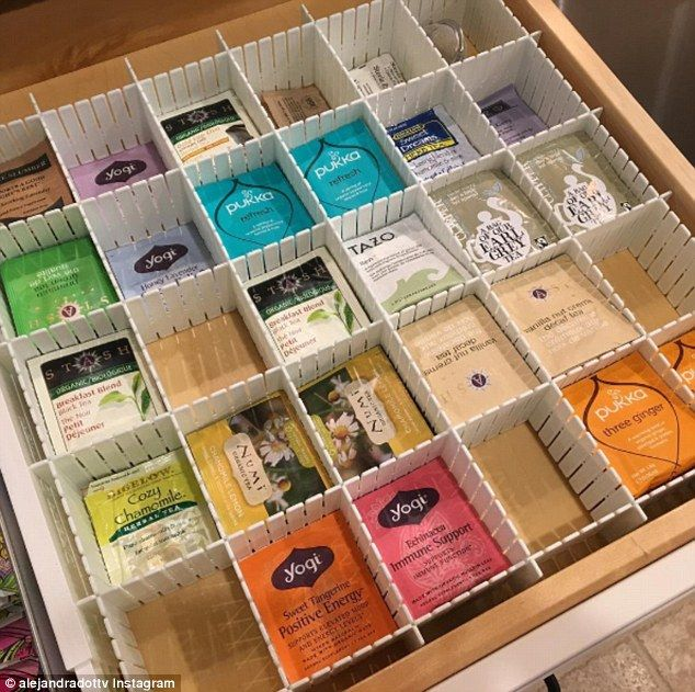 Diy Tea And Pod Box For Kitchen Drawer - Google Search | キッチンアイデア ... with Small Kitchen Hacks for Storing Large Tea Collections Efficiently
