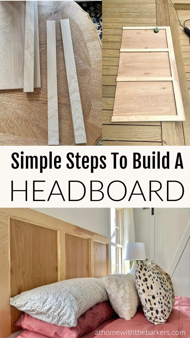 Diy Wall Mount Wood Headboard Tutorial in How to Build a Secure Wall Mounted Headboard That Saves Floor Space
