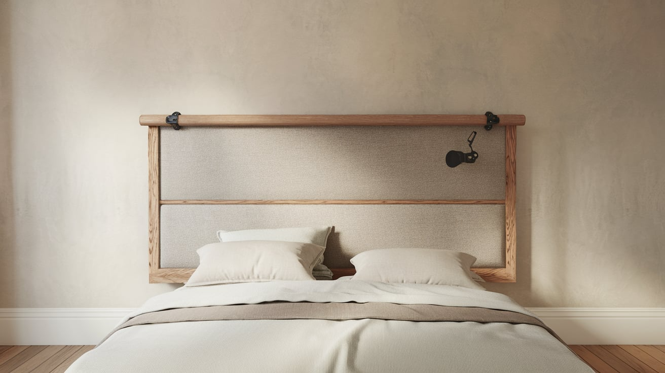 Diy Wall Mounted Headboard: A Complete Guide - A House In The Hills in Headboard Diy Wall Mounted
