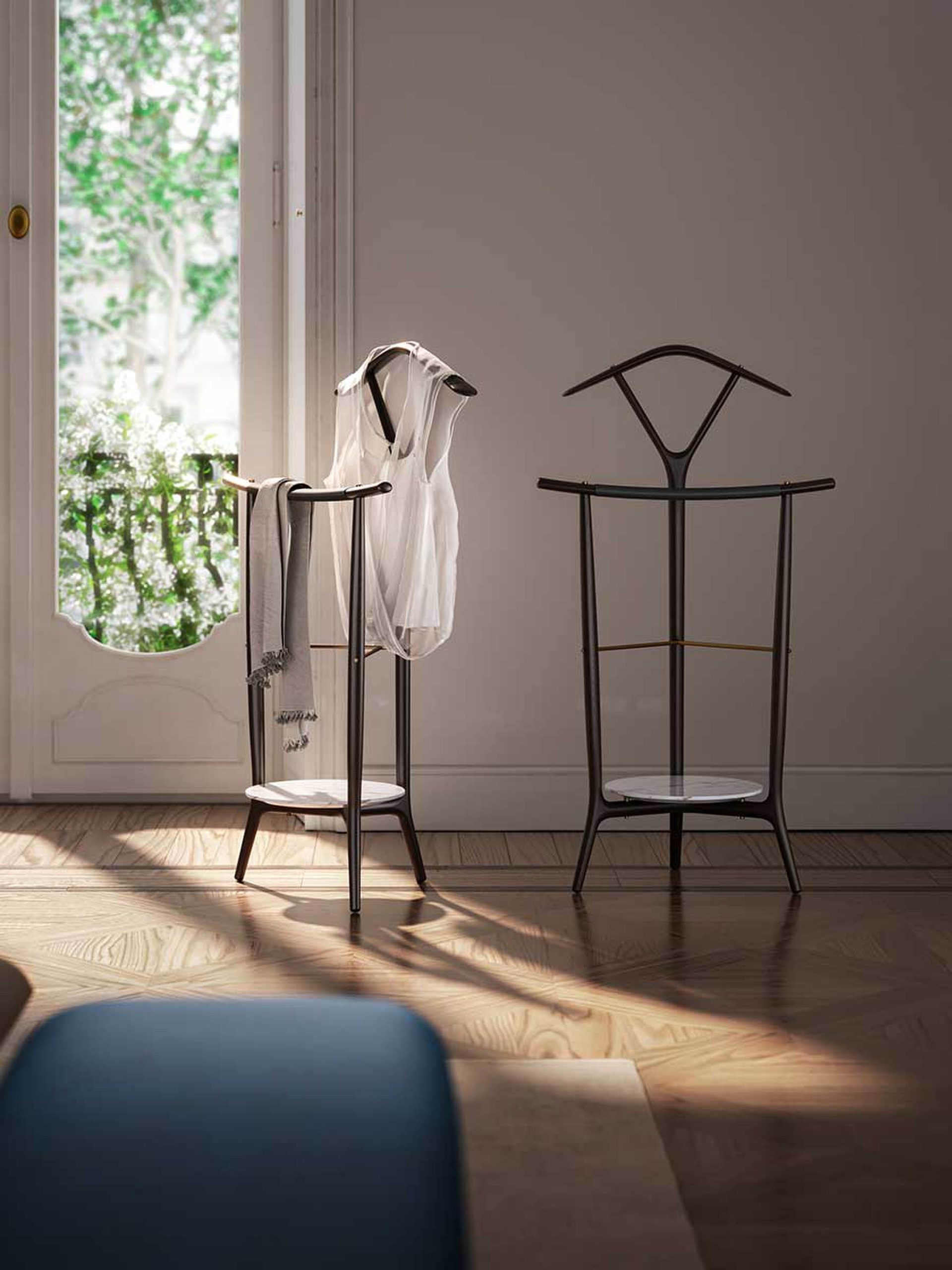 Duo Valet Stand By Roberto Lazzeroni pertaining to Why a Bedroom Valet Stand Is the Secret to Starting Your Day Calmly in 2026