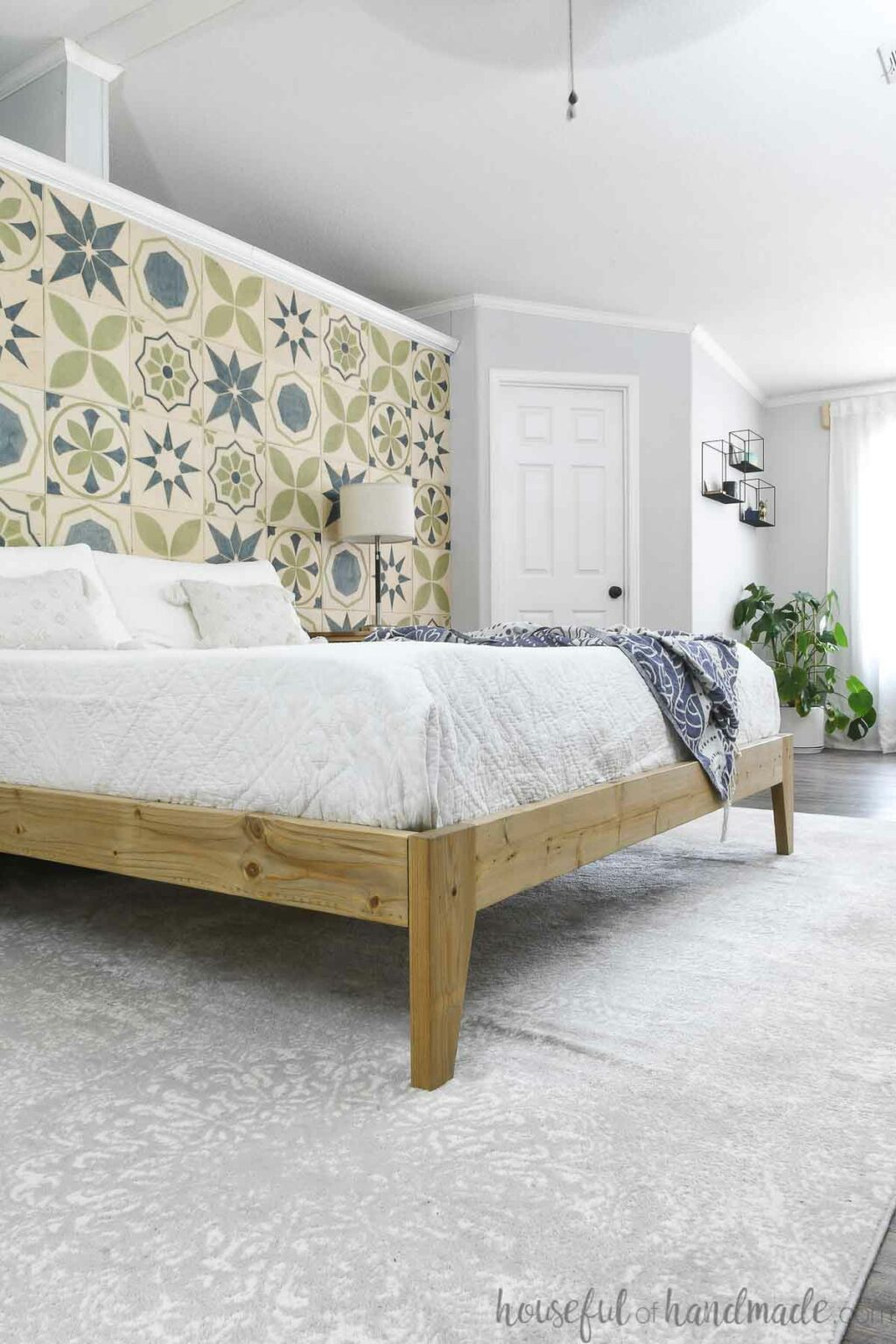 Easy Diy Platform Bed Frame Build - Houseful Of Handmade within Is a Platform Bed Really Better for Small Apartments Than a Panel Frame