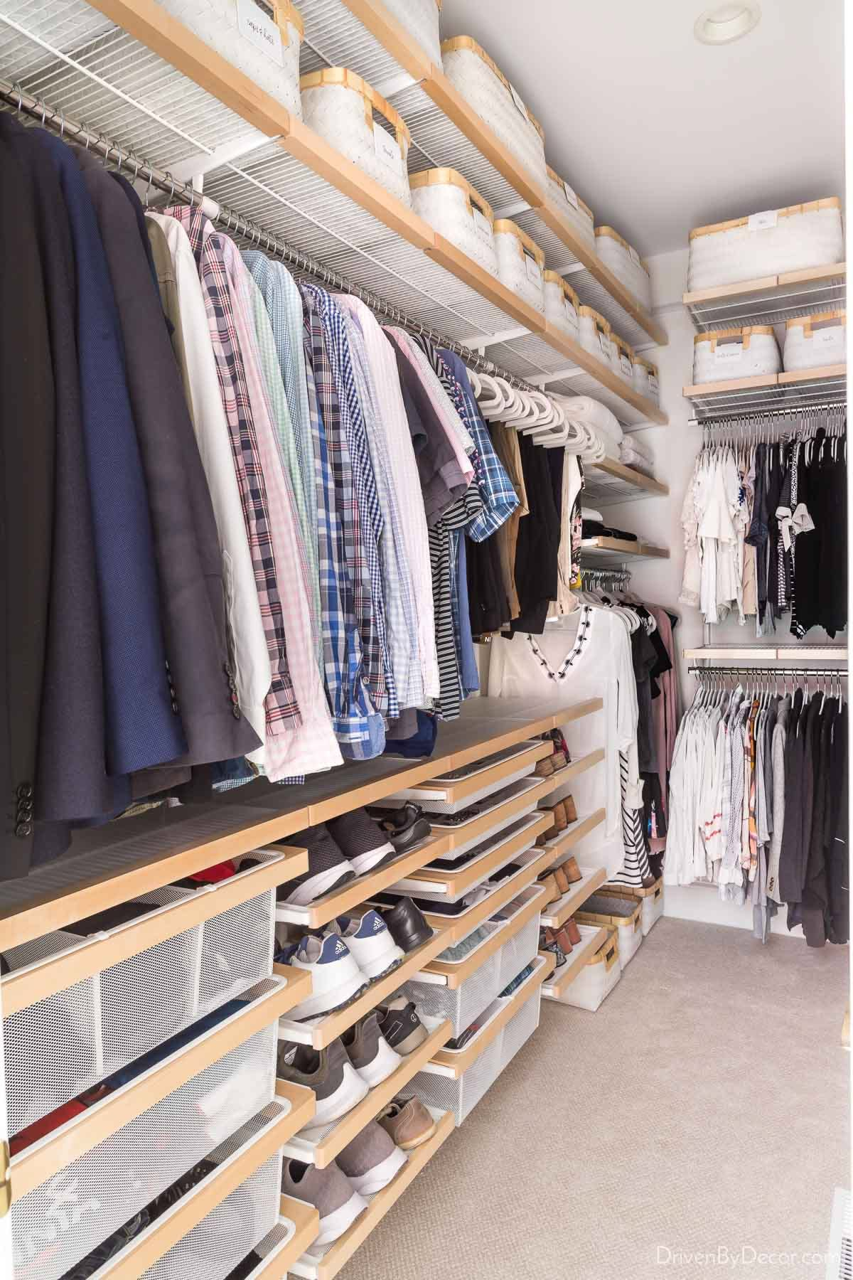 Elfa Closet Top Track At Lola Gwenda Blog intended for How to Decide Between Elfa Customization and IKEA Simplicity