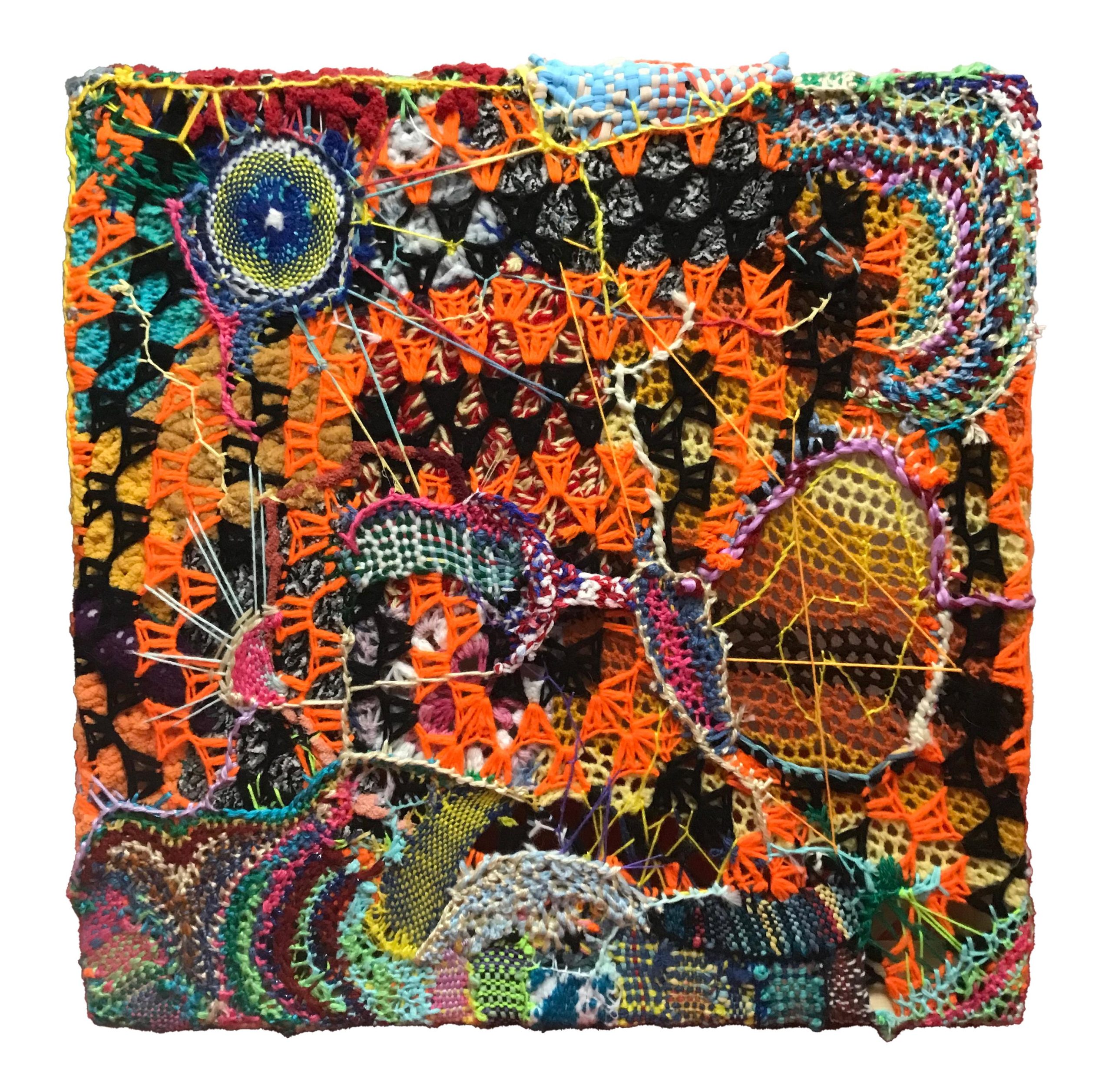 Ethan Meyer - "Terraforming Consciousness", Contemporary, Textile ... regarding Textile Wall Art Trends