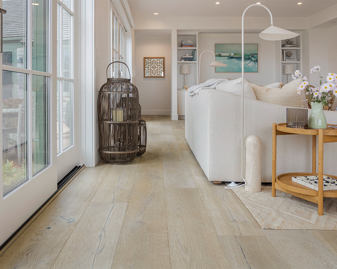Farmhouse Wide Plank Flooring regarding The Aesthetic Impact of Extra Wide Planks in Small vs Large Rooms