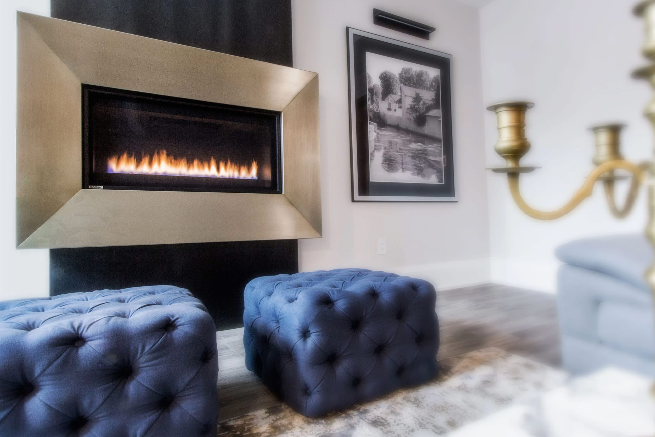 Fireplace Surrounds Reinvented: How Custom Metal Cladding Turns A ... intended for The Rise of Custom Metal Surrounds in Contemporary Interior Design