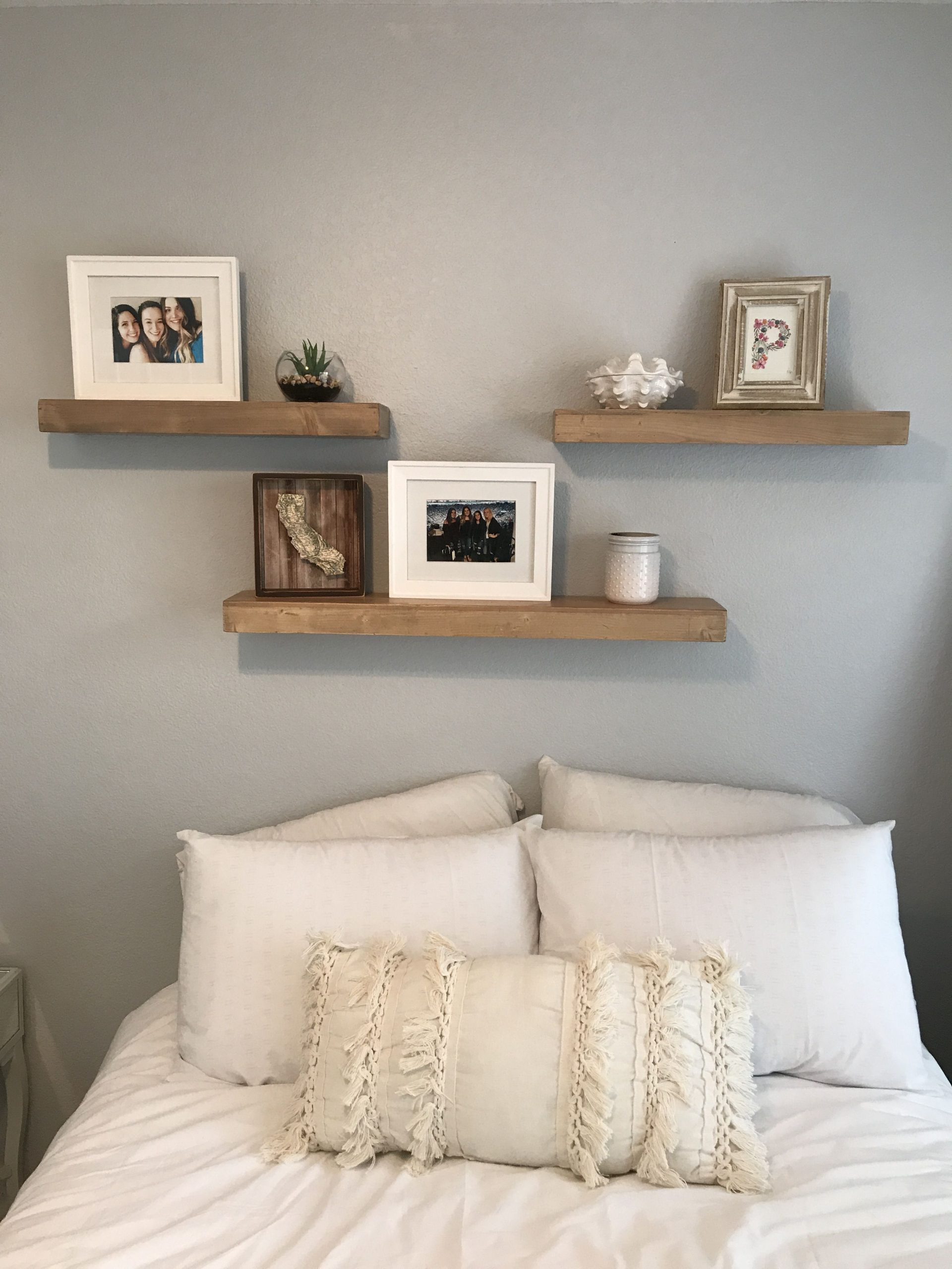 Floating Shelves Ideas Bedroom: Organize Your Space With Style ... within Master the Rule of Three for Perfect Floating Shelf Arrangements