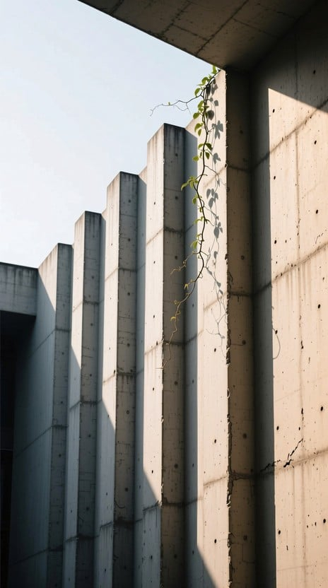 Free Shadows On Concrete Photo - Concrete, Brutalist, Minimalist ... within Balancing Raw Concrete with Warm Minimalist Touches
