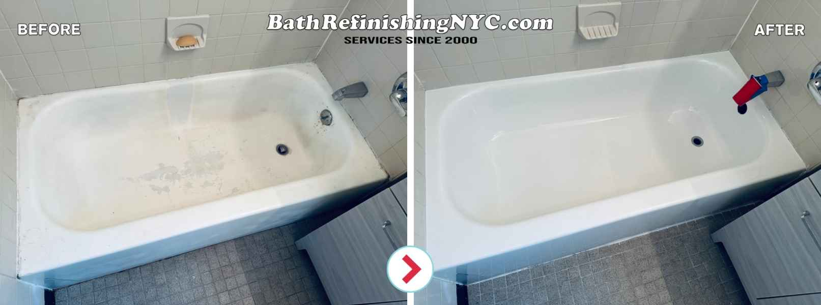 Gallery: Before &amp;amp; After | Bathtub Refinishing &amp;amp; Reglazing for What to Expect from DIY Bathtub Reglazing Longevity and Results