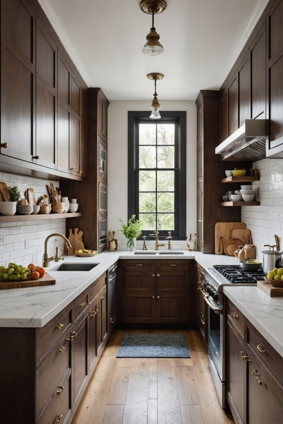 Galley Kitchen Ideas To Maximize Space! Explore 20 Clever Layouts ... with regard to Narrow Galley Kitchen Remodel Ideas